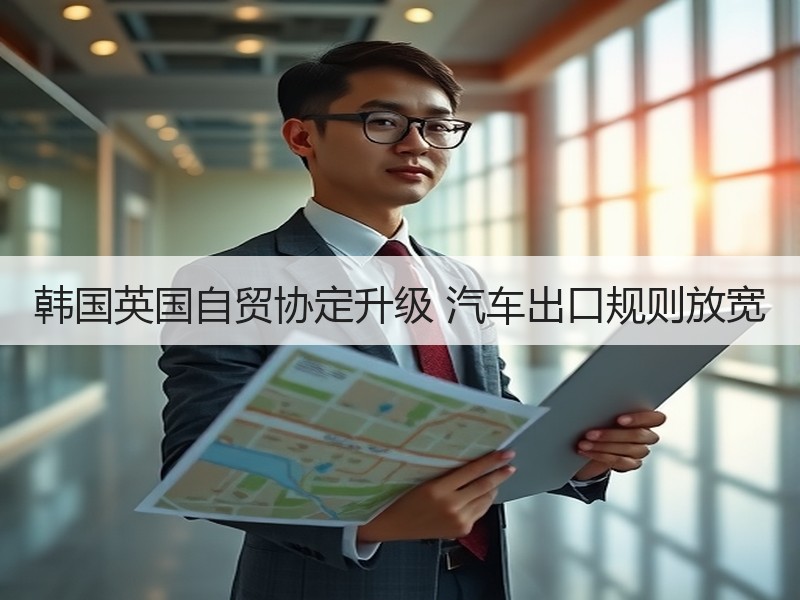 韩国英国自贸协定升级 汽车出口规则放宽