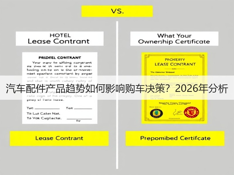 汽车配件产品趋势如何影响购车决策?2026年分析 汽车配件产品趋势如何影响购车决策?2026年分析