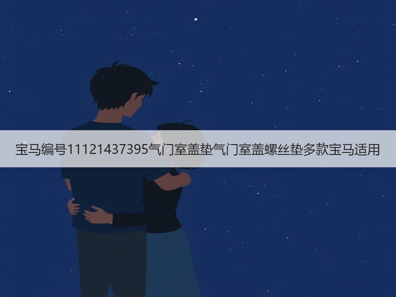 宝马编号11121437395气门室盖垫气门室盖螺丝垫多款宝马适用