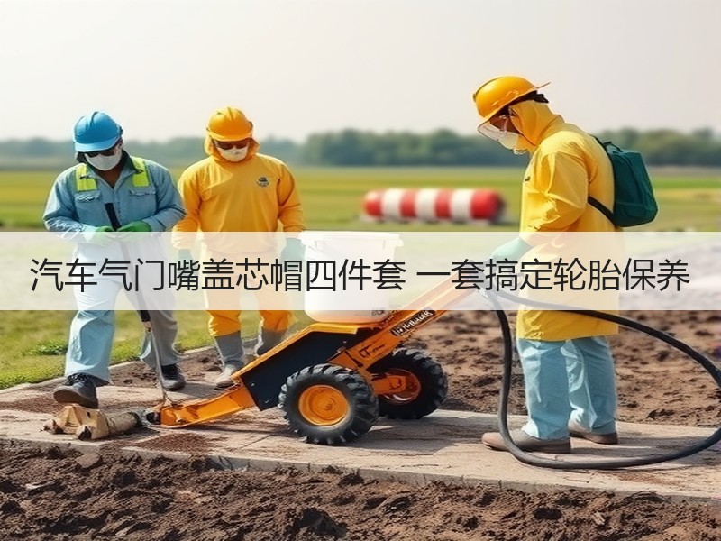 汽车气门嘴盖芯帽四件套 一套搞定轮胎保养 汽车气门嘴盖芯帽四件套 一套搞定轮胎保养