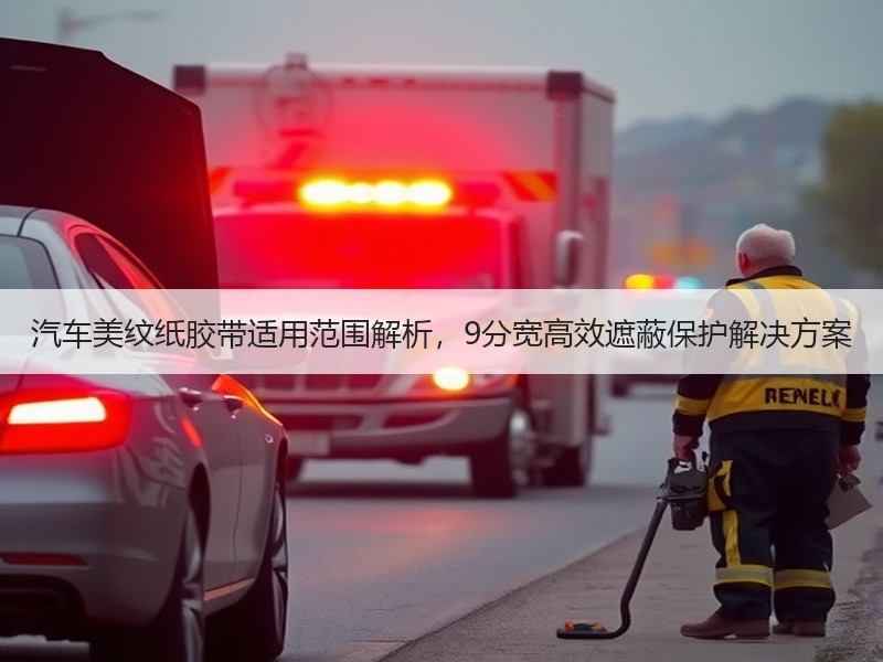 汽车美纹纸胶带适用范围解析，9分宽高效遮蔽保护解决方案