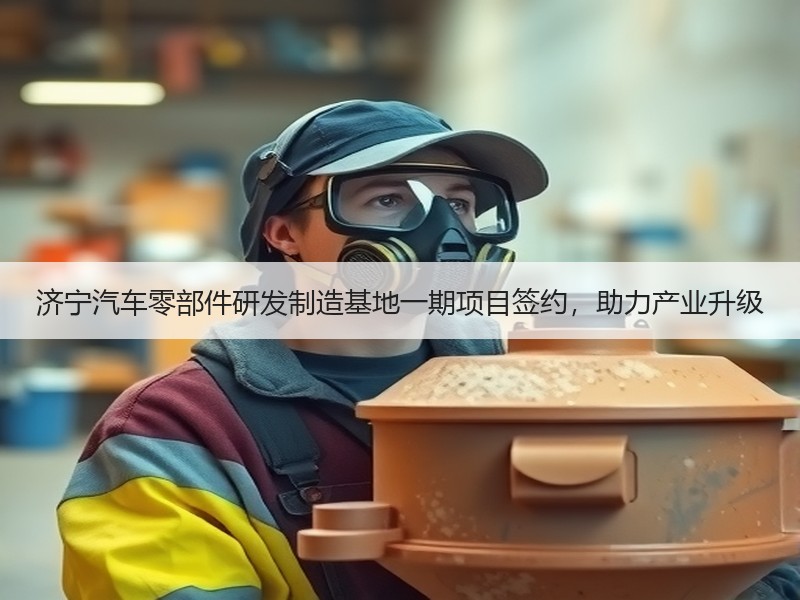 济宁汽车零部件研发制造基地一期项目签约,助力产业升级 济宁汽车零部件研发制造基地一期项目签约,助力产业升级