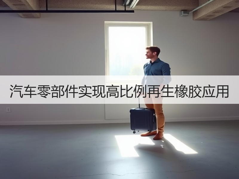 汽车零部件实现高比例再生橡胶应用 汽车零部件实现高比例再生橡胶应用