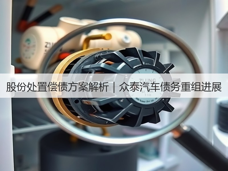 股份处置偿债方案解析｜众泰汽车债务重组进展