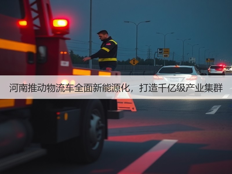 河南推动物流车全面新能源化,打造千亿级产业集群 河南推动物流车全面新能源化,打造千亿级产业集群