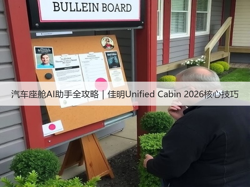 汽车座舱AI助手全攻略｜佳明Unified Cabin 2026核心技巧