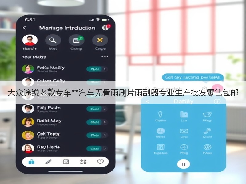 大众途锐老款专车**汽车无骨雨刷片雨刮器专业生产批发零售包邮