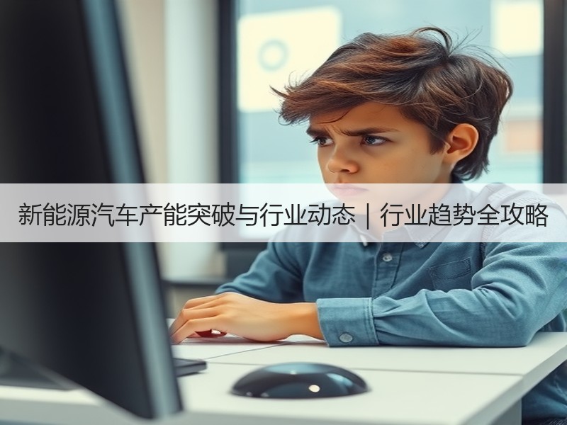 新能源汽车产能突破与行业动态|行业趋势全攻略 新能源汽车产能突破与行业动态|行业趋势全攻略