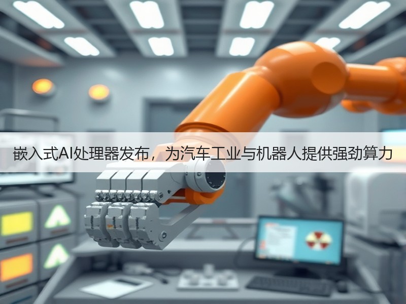 嵌入式AI处理器发布,为汽车工业与机器人提供强劲算力 嵌入式AI处理器发布,为汽车工业与机器人提供强劲算力