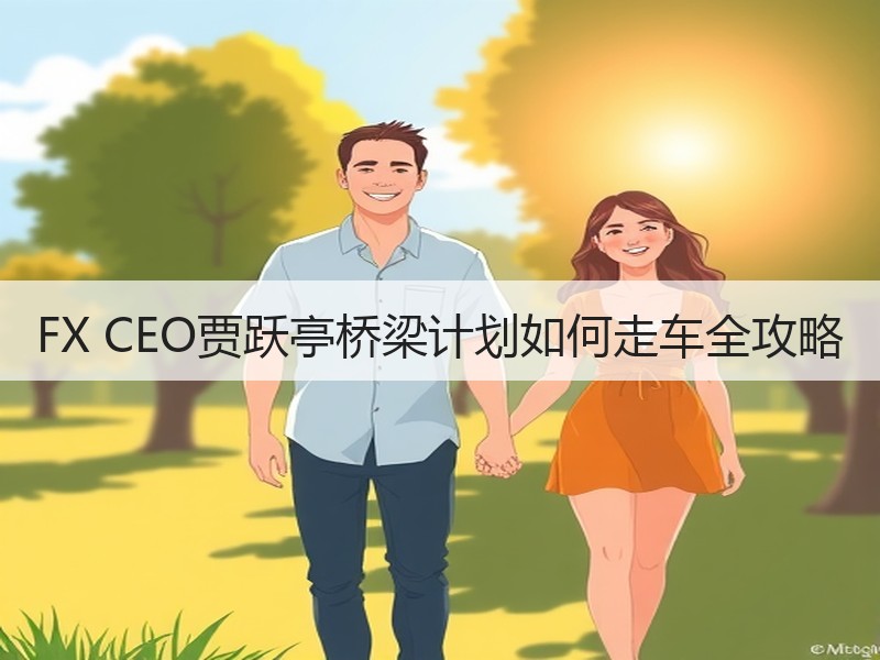 FX CEO贾跃亭桥梁计划如何走车全攻略