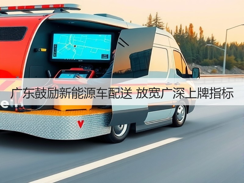 广东鼓励新能源车配送 放宽广深上牌指标 广东鼓励新能源车配送 放宽广深上牌指标