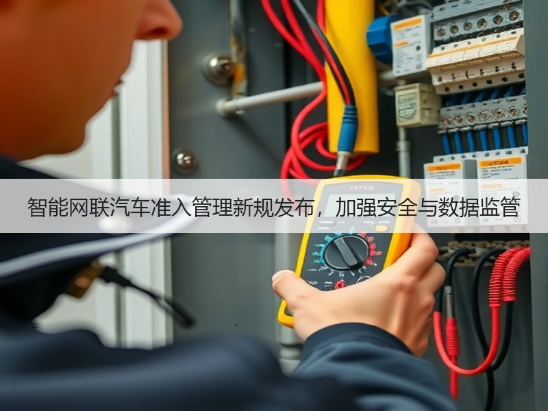 智能网联汽车准入管理新规发布，加强安全与数据监管