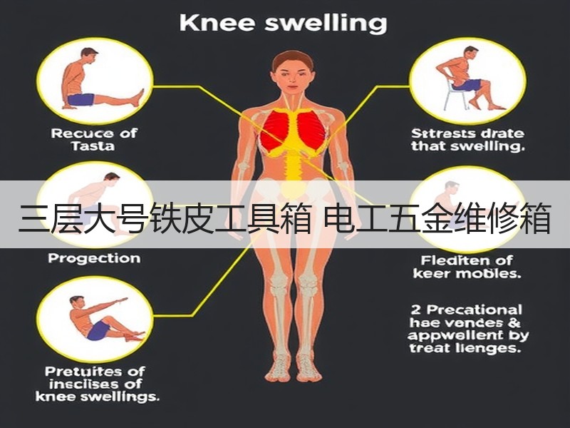 三层大号铁皮工具箱 电工五金维修箱