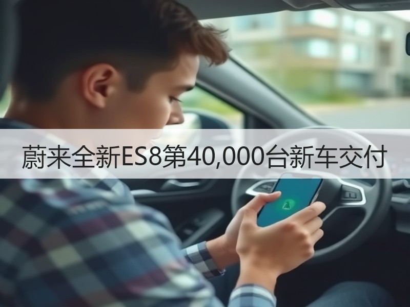 蔚来全新ES8第40,000台新车交付