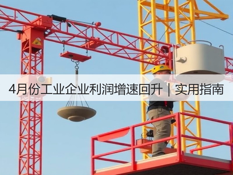 4月份工业企业利润增速回升|实用指南 4月份工业企业利润增速回升|实用指南