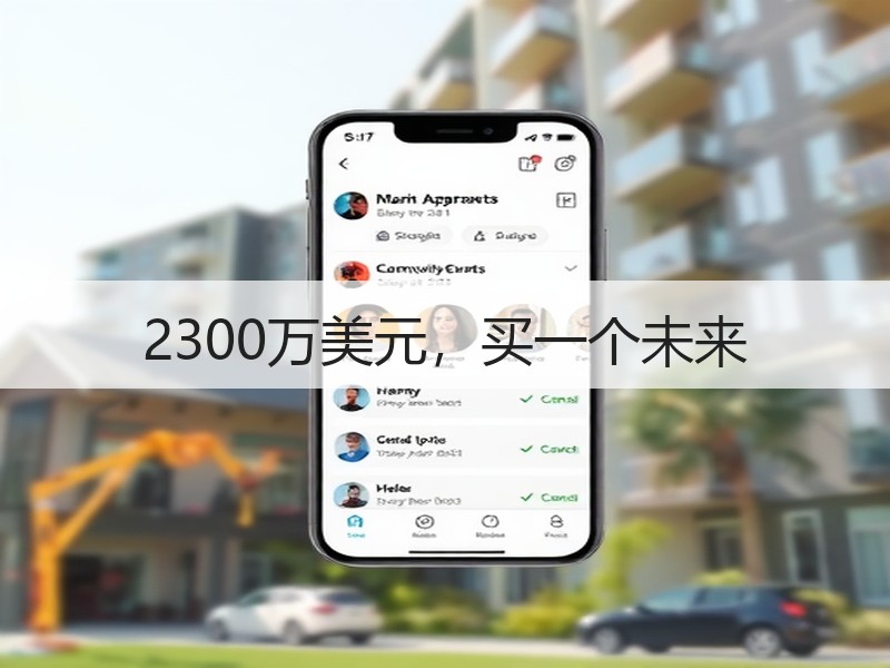 2300万美元，买一个未来