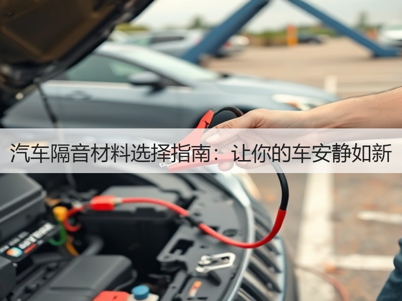 汽车隔音材料选择指南：让你的车安静如新