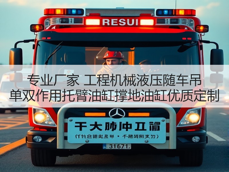 专业厂家 工程机械液压随车吊 单双作用托臂油缸撑地油缸优质定制