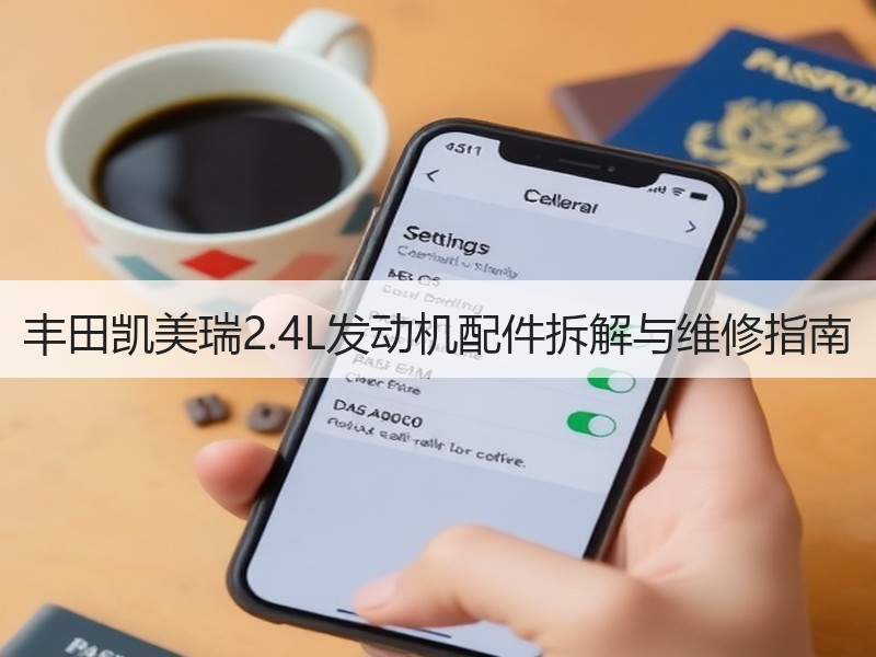丰田凯美瑞2.4L发动机配件拆解与维修指南