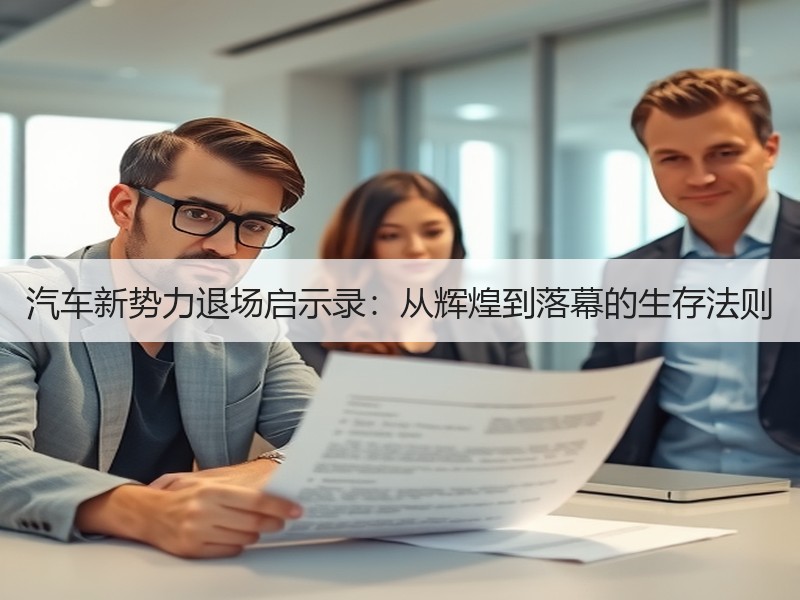 汽车新势力退场启示录:从辉煌到落幕的生存法则 汽车新势力退场启示录:从辉煌到落幕的生存法则