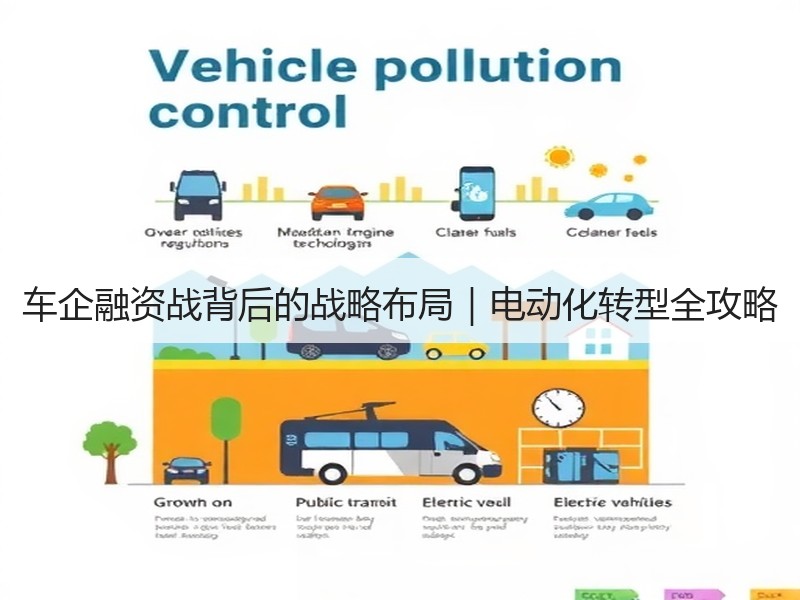 车企融资战背后的战略布局｜电动化转型全攻略