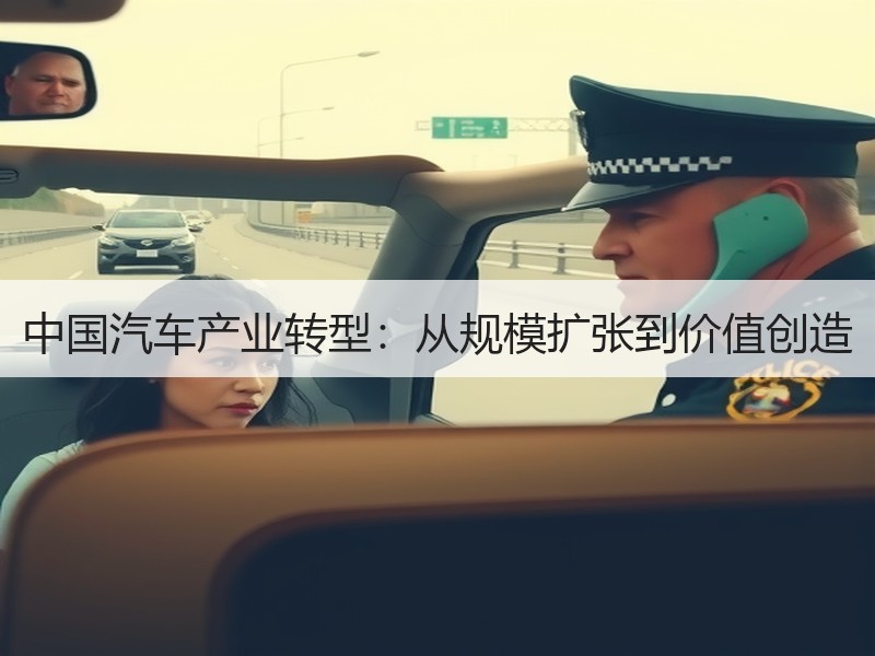 中国汽车产业转型:从规模扩张到价值创造 中国汽车产业转型:从规模扩张到价值创造