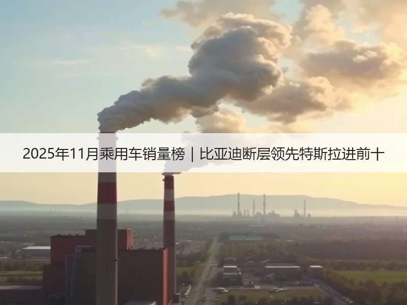 2025年11月乘用车销量榜|比亚迪断层领先特斯拉进前十 2025年11月乘用车销量榜|比亚迪断层领先特斯拉进前十