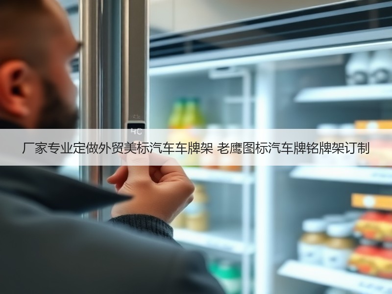厂家专业定做外贸美标汽车车牌架 老鹰图标汽车牌铭牌架订制