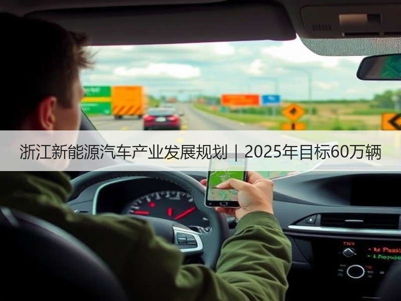 浙江新能源汽车产业发展规划|2025年目标60万辆 浙江新能源汽车产业发展规划|2025年目标60万辆