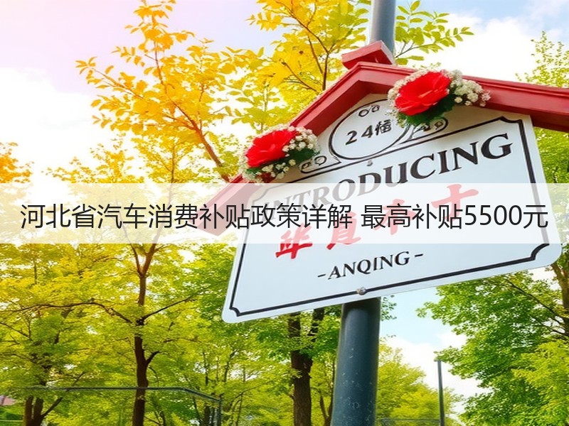 河北省汽车消费补贴政策详解 最高补贴5500元 河北省汽车消费补贴政策详解 最高补贴5500元