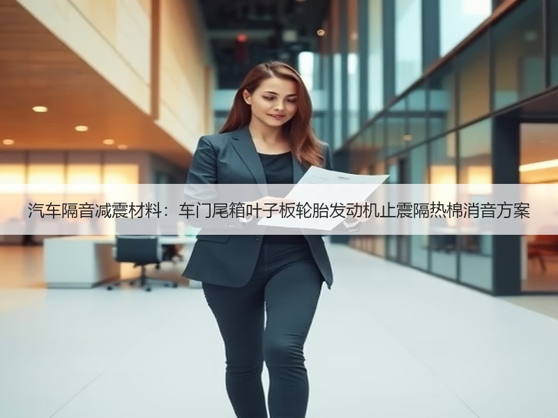 汽车隔音减震材料：车门尾箱叶子板轮胎发动机止震隔热棉消音方案