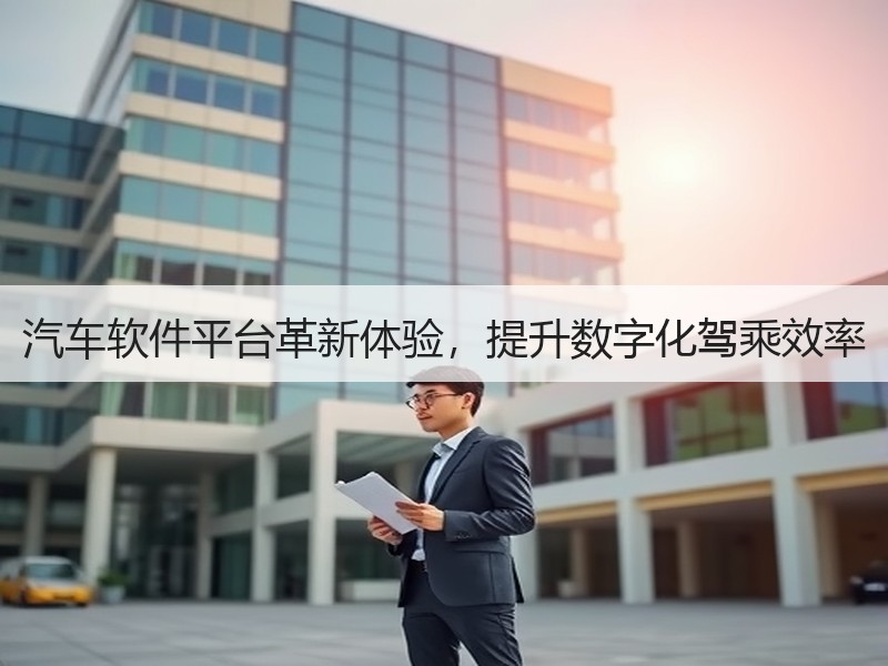 汽车软件平台革新体验，提升数字化驾乘效率