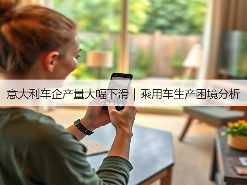 意大利车企产量大幅下滑｜乘用车生产困境分析