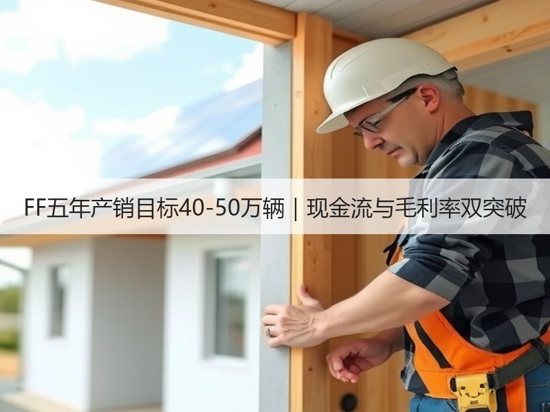 FF五年产销目标40-50万辆|现金流与毛利率双突破 FF五年产销目标40-50万辆|现金流与毛利率双突破