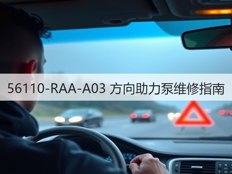 56110-RAA-A03 方向助力泵维修指南 56110-RAA-A03 方向助力泵维修指南