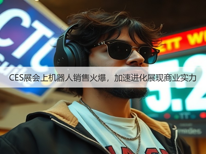 CES展会上机器人销售火爆，加速进化展现商业实力