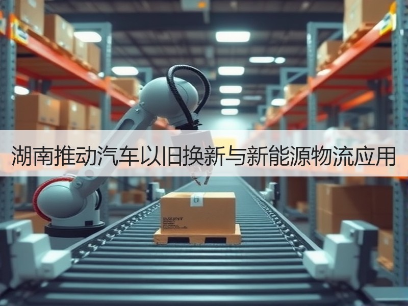 湖南推动汽车以旧换新与新能源物流应用 湖南推动汽车以旧换新与新能源物流应用