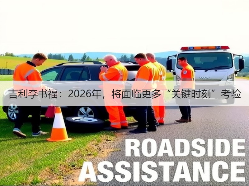 吉利李书福：2026年，将面临更多“关键时刻”考验