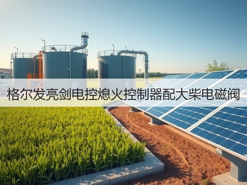 格尔发亮剑电控熄火控制器配大柴电磁阀