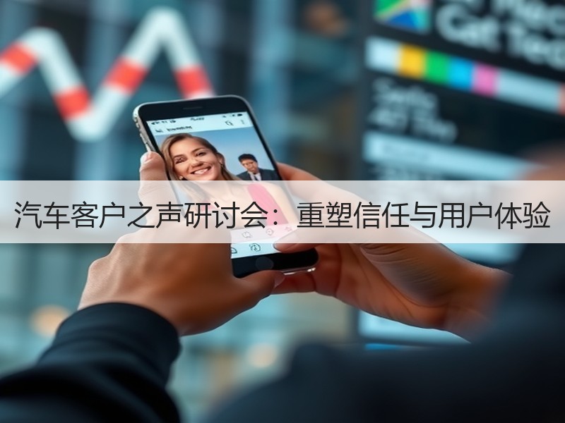 汽车客户之声研讨会:重塑信任与用户体验 汽车客户之声研讨会:重塑信任与用户体验