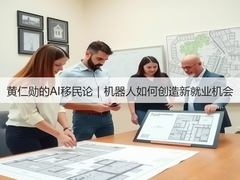 黄仁勋的AI移民论｜机器人如何创造新就业机会