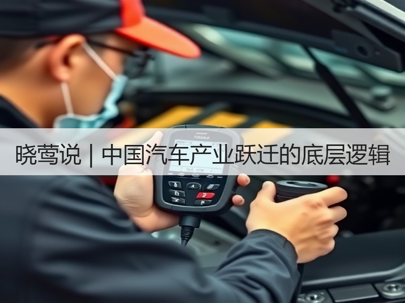 晓莺说 | 中国汽车产业跃迁的底层逻辑