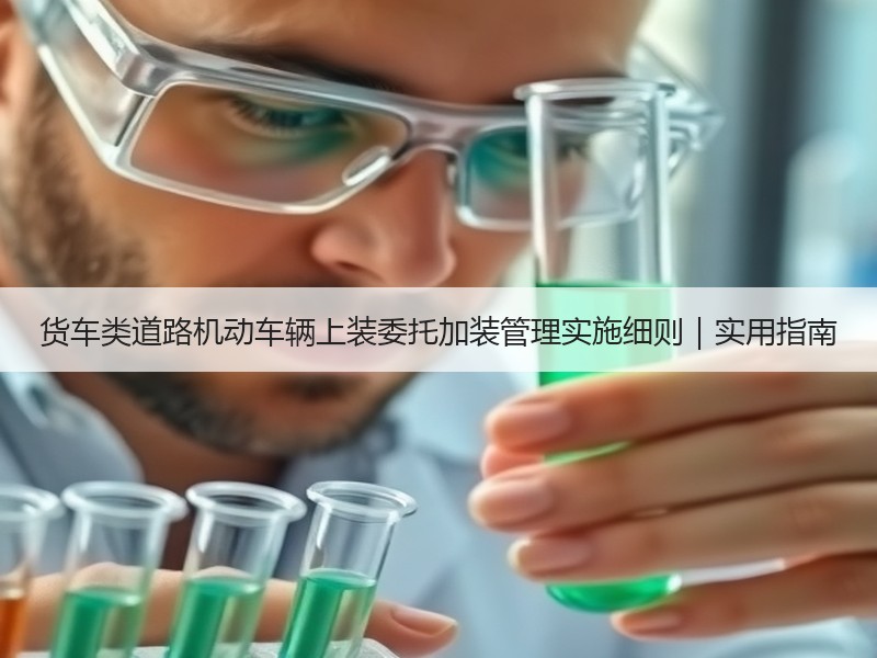 货车类道路机动车辆上装委托加装管理实施细则｜实用指南