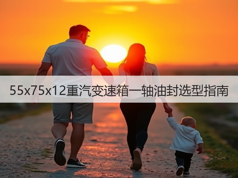 55x75x12重汽变速箱一轴油封选型指南