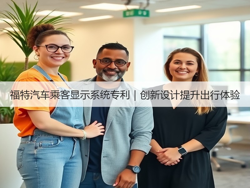 福特汽车乘客显示系统专利｜创新设计提升出行体验