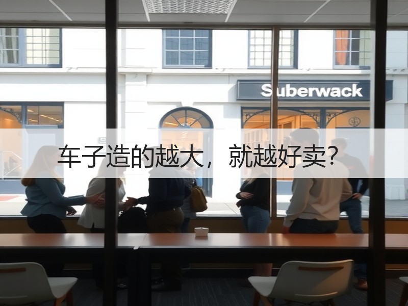 车子造的越大，就越好卖？