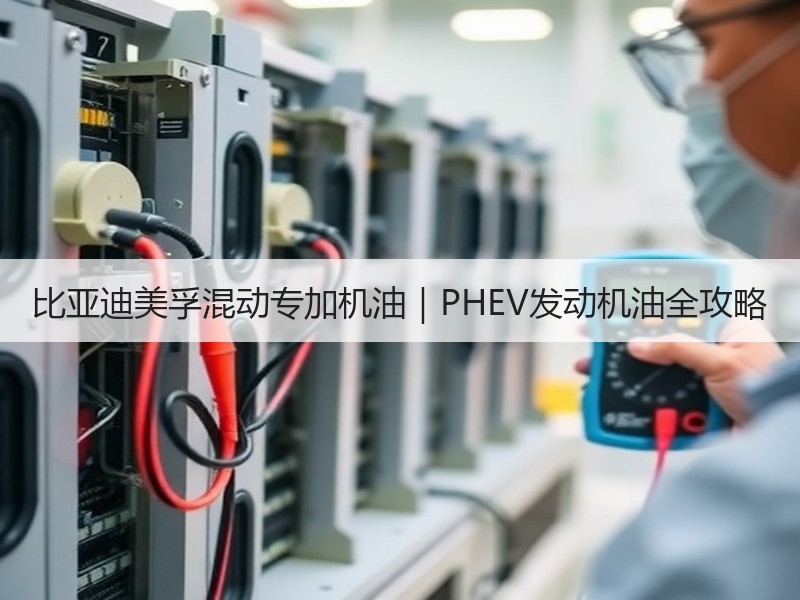 比亚迪美孚混动专加机油｜PHEV发动机油全攻略