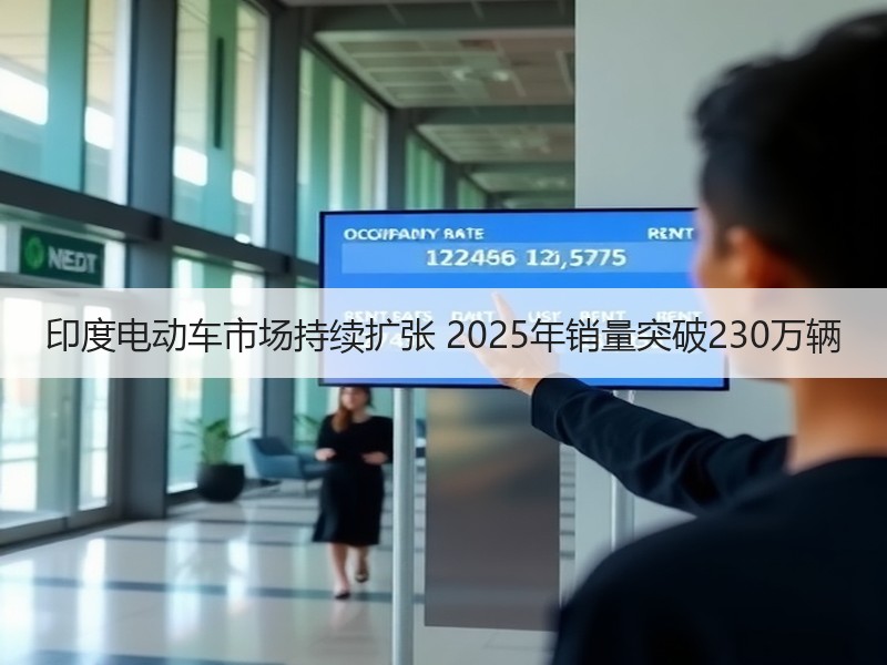 印度电动车市场持续扩张 2025年销量突破230万辆 印度电动车市场持续扩张 2025年销量突破230万辆