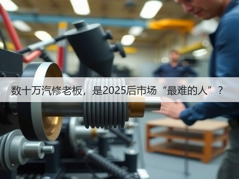 数十万汽修老板，是2025后市场“最难的人”？