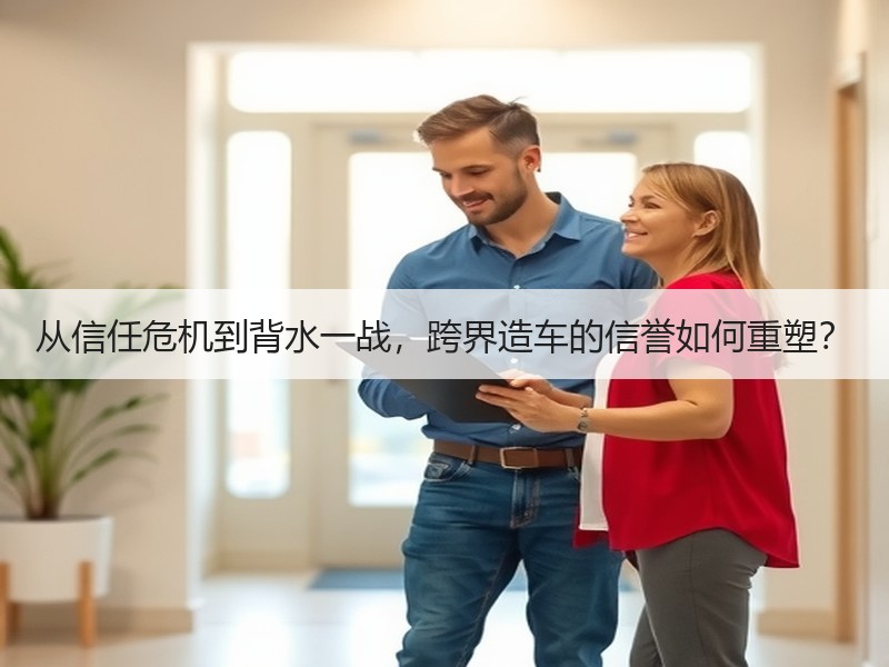 从信任危机到背水一战,跨界造车的信誉如何重塑? 从信任危机到背水一战,跨界造车的信誉如何重塑?